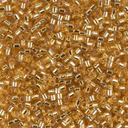 Miyuki delica beads 10/0 - Silver lined gold DBM-42